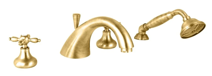 Смеситель для ванны Cezares Atlantis Nostalgia хром ATLANTIS-NOSTALGIA-BVD-01 (детальная фотография), хром