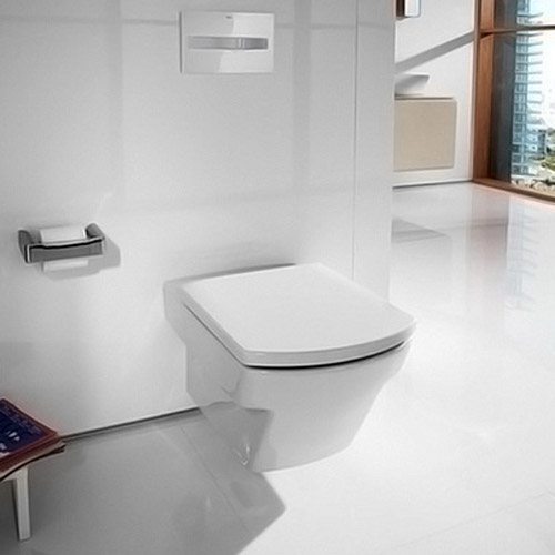 Унитаз подвесной Roca Hall Compacto 346627000 (детальная фотография), подвесные, встраиваемые