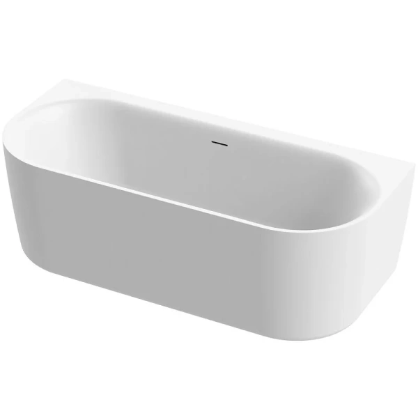 Ванна акриловая Cezares Metauro 180x80 см белая матовая METAURO-INT-Wall-180-80-60-W-MATT (детальная фотография), акриловые