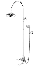 Душевая колонна со смесителем для ванны Bravat ART F65193CP-A2-RUS
