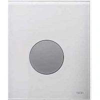 Клавиша смыва для писсуара, цвет стекла белый, цвет кнопки хром, Tece TECEloop 9242660