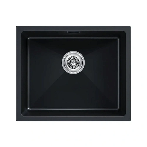 Мойка для кухни Paulmark Lumi 55 см черный металлик - фото 4