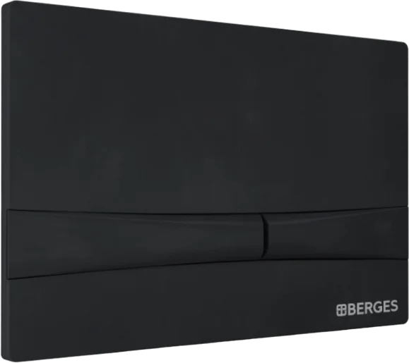 Унитаз с инсталляцией Berges Ventas Black черный, клавиша Soft Touch черная 043326 (детальная фотография) index_3