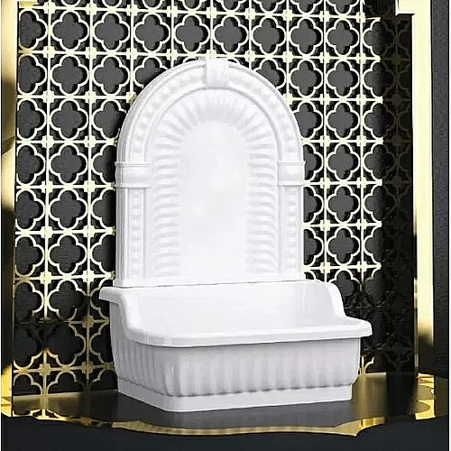 Раковина напольная Migliore Olivia белая 26867 (детальная фотография), классические, ретро, декорированные