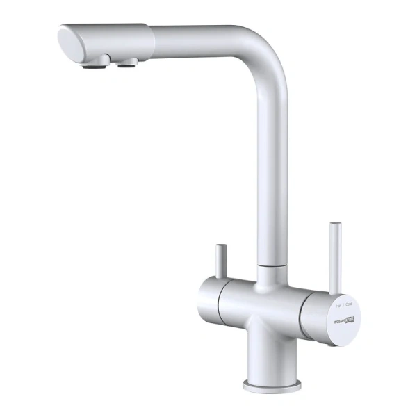 Смеситель для кухни WasserKRAFT белый матовый A8357 (детальная фотография)