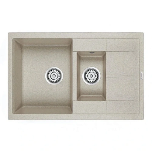 Мойка для кухни Paulmark Feste 77 см бежевая - фото 5