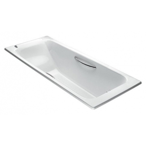 Ванна чугунная Jacob Delafon Parallel 150х70 см с отверстиями под ручки E2949-00 (детальная фотография), современныe, hi-tech