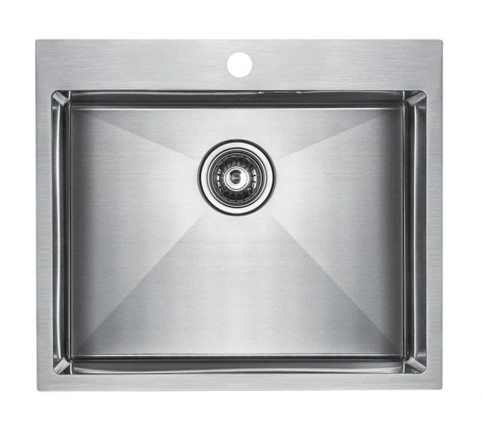 Мойка для кухни Paulmark Isar PM805951 59 см прямоугольная (детальная фотография)