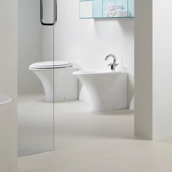 Биде напольное Hatria Sculture YR4201 (детальная фотография), круглой формы