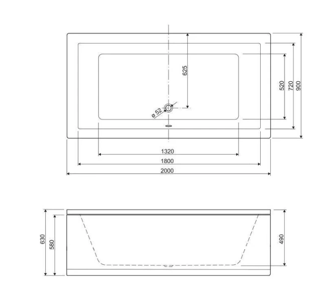 Схема (детальная фотография), прямоугольные