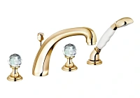 Смеситель для ванны Kludi 1926 позолоченный