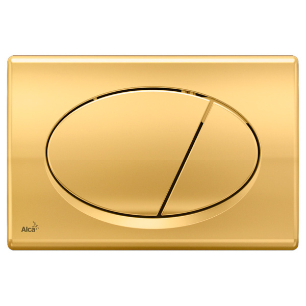 Клавиша смыва Alcaplast золото M75 (детальная фотография)