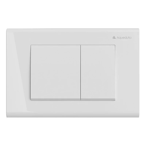 Унитаз с инсталляцией Aqueduto Ovo клавиша белая глянцевая AQDS094T (детальная фотография), с инсталляцией index_1