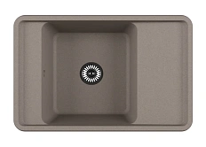Мойка для кухни Акватон Беллис 78 см серый шелк