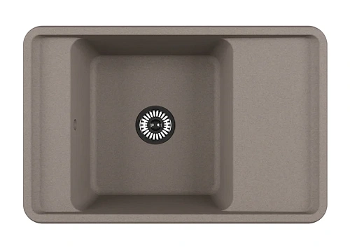 Мойка для кухни Акватон Беллис 78 см серый шелк - фото 5