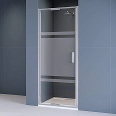 Душевая дверь в нишу RGW Stilvoll SV-05 100 см профиль хром стекло прозрачное/матовое