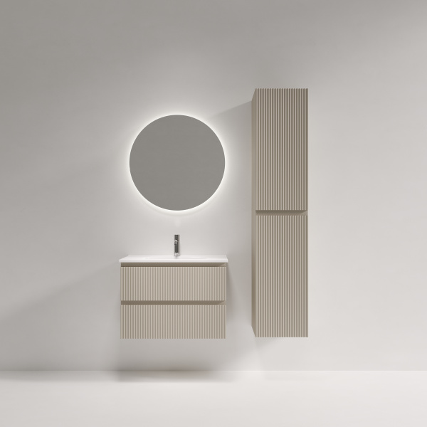 Тумба под раковину подвесная Sancos Snob R 70 см beige soft SNR70/39CE (детальная фотография), по запросу