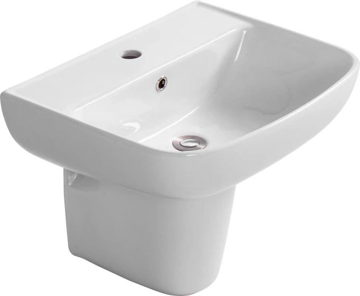 Полупьедестал для раковины Акватек белый AQ5431-00 (детальная фотография) index_1