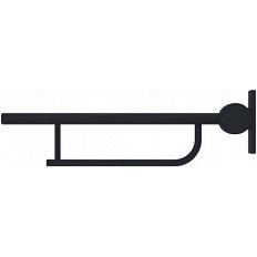 Поручень для ванной Ideal Standard Contour откидной с фиксатором