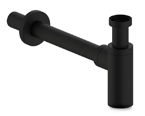 Сифон для раковины IDDIS Optima Home черный матовый - фото 1