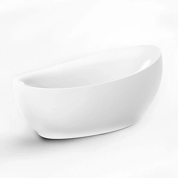 Ванна акриловая Black&White Swan 180x90 см белая 225SB00 (детальная фотография), отдельностоящие