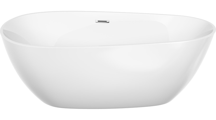 Ванна акриловая Sancos Avocado 170x80 см отдельностоящая FB18 (детальная фотография), акриловые