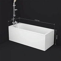 Ванна акриловая Am.Pm Spirit 150х70 см без слива/перелива