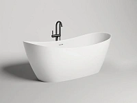 Ванна из искусственного камня Salini Noemi 170x75 см белая глянцевая