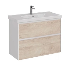 Тумба с раковиной Lemark Combi LM03C100T 100 см 2 ящика