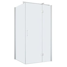 Душевой уголок профиль матовый хром стекло сатин Vegas-glass