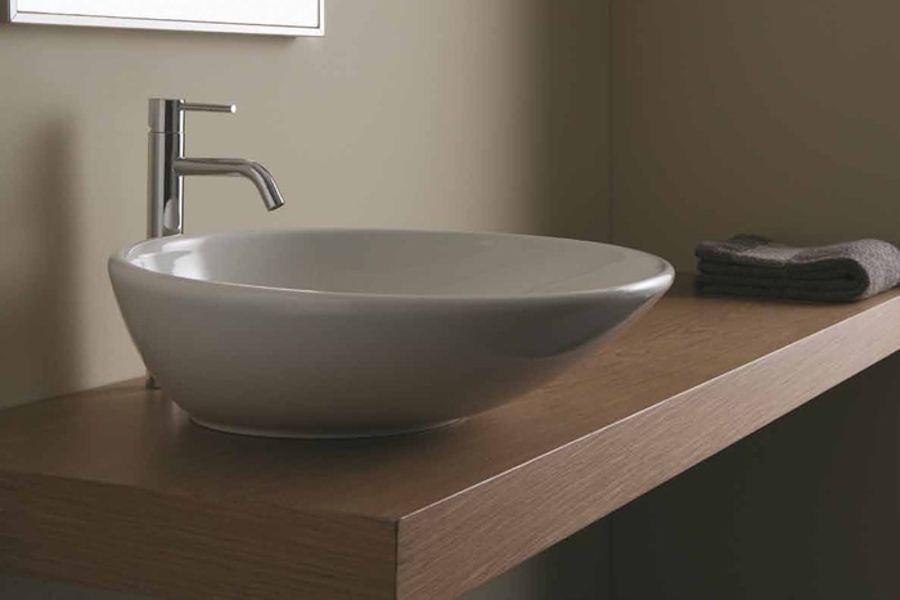 Раковина накладная Globo Free LAT50 (детальная фотография), современные, hi-tech