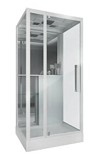 Душевая кабина Grossman 100x90 см профиль белый