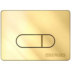 Клавиша смыва BERGES Novum D9 золото