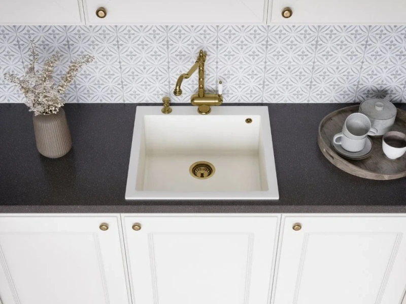 Смеситель для кухни Omoikiri Kyoto 2 Plus-G золото 4994353 (детальная фотография), для кухни