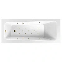 Ванна гидромассажная Excellent Ava Relax 170 x 70 см, белый/бронза, WAEX.AVA17.RELAX.BR