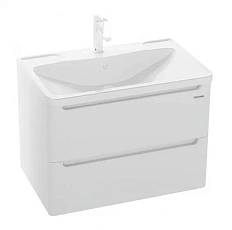 Тумба с раковиной подвесная Grossman Адель 107006 70 см с двумя выдвижными ящиками