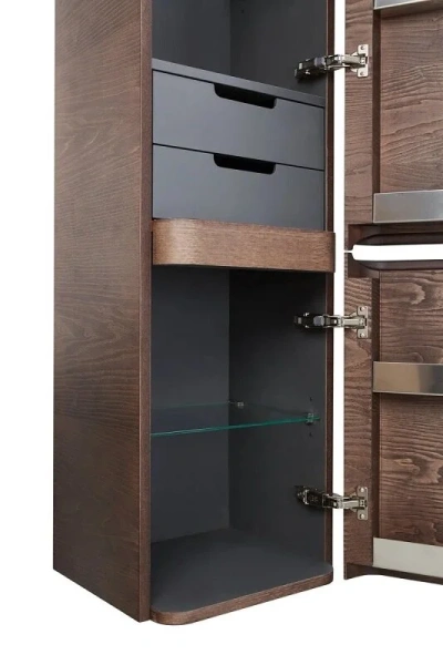 Шкаф-пенал подвесной Am.Pm Sensation 40 см правый орех M30CHR0406NF (детальная фотография), 40 см