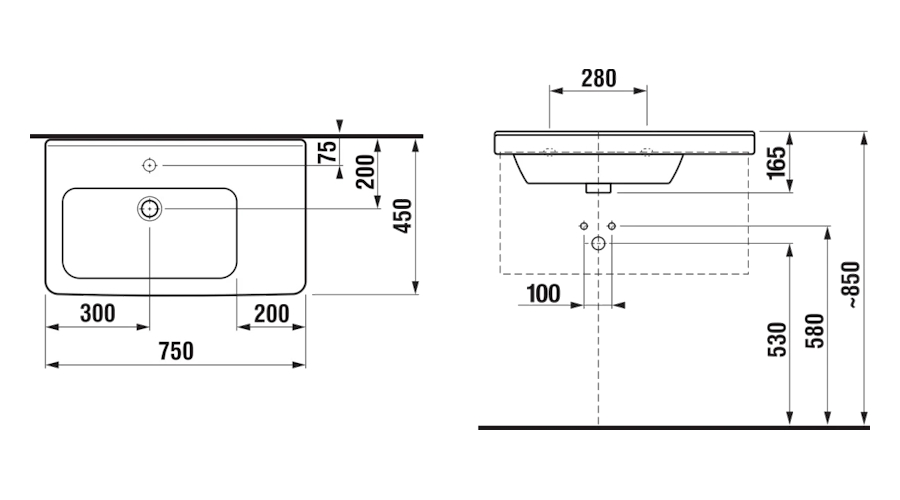 Схема (детальная фотография), подвесные, накладные (на столешницу), пристенные