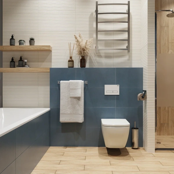 Унитаз подвесной Lavinia Boho One с сиденьем микролифт 3302003C (детальная фотография), с горизонтальным, прямым выпуском, с прямым выпуском