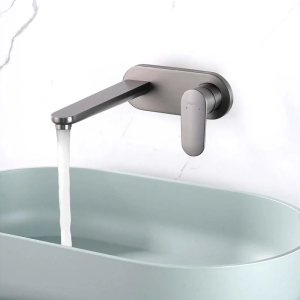 Смеситель для раковины Акватек Ника оружейная сталь AQ1813BGM (детальная фотография), другие