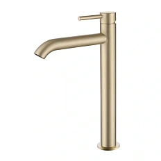 Смеситель для раковины Abber Wasser Kreis золото матовое