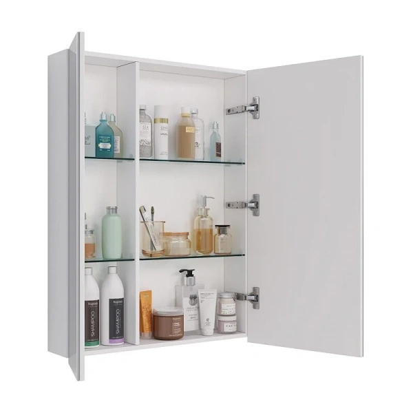 Зеркальный шкаф Lemark Universal 60 см 2-х дверный LM60ZS-U (детальная фотография), 60 см