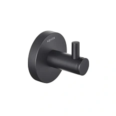 Крючок для ванной Акватек Европа черный матовый