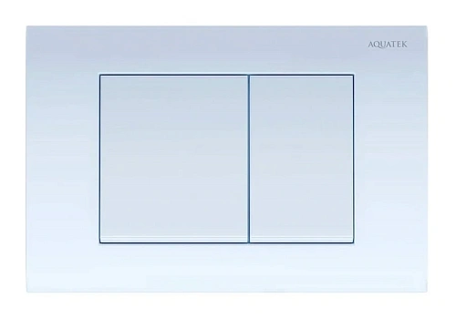 Клавиша смыва Акватек Pneumo S белая - фото 2