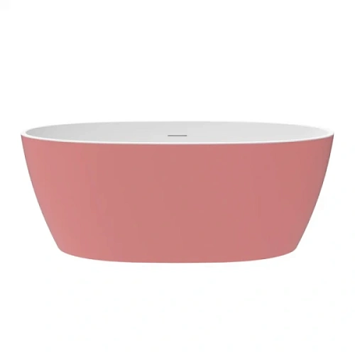 Ванна акриловая Delice Rondo 170х76 см розовая матовая - фото 4