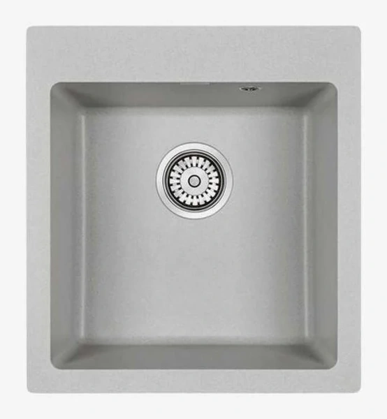 Мойка для кухни Paulmark Zemar 46 см серая PM104651-GR (детальная фотография)