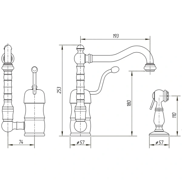 Схема (детальная фотография), классические, ретро, декорированные