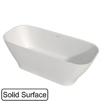 Ванна Whitecross Clover, 0220.170072.200, 170 x 70 см, искусственный камень, белая матовая