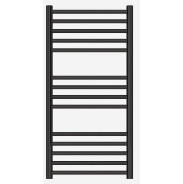 Полотенцесушитель водяной Сунержа Богема+ 50x100 см глубокий черный 9005-0223-1050 (детальная фотография), современные, hi-tech