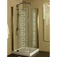 Душевой уголок, профиль золото, Eurodesign